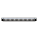 Front SC/LC/E2000 24 porte egnet til universal fiberoptisk bakke