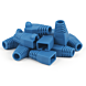 DANICOM RJ45 Kabelgennemføring Blå - 10 stk