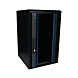 10 tommer 12U serverskab med glaslåge 370x450x618mm (BxDxH)