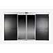Datacenter skydedøre, halvautomatisk drift 48U
