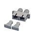 Multimode kobling SC-ST duplex beige
