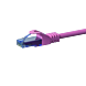 UTP CAT6a patchkabel 2m pink - 100% kobber