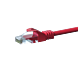 UTP CAT5e patchkabel 7,5m rød - 100% kobber