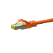 Cat7 S/FTP (PIMF) patchkabel 0,50 m orange