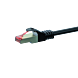 CAT6 S/FTP (PIMF) patchkabel 0,25m sort