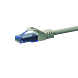 UTP CAT6a patchkabel 0,25m grå - 100% kobber