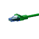 UTP CAT6a patchkabel 15m grøn - 100% kobber
