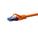 UTP CAT6a patchkabel 1m orange - 100% kobber