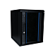 10 tommer 9U serverskab med glaslåge 370x450x486mm (BxDxH)