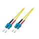 OS2 duplex fiberoptisk kabel SC-SC 2m