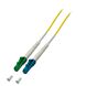 OS2 simpleks fiberoptisk kabel LC/APC-LC 1m