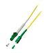 OS2 simpleks fiberoptisk kabel LC/APC-SC/APC 15m