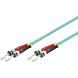 Fiberoptisk kabel ST-ST OM3 0,50m