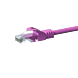 UTP CAT5e patchkabel 2m pink - 100% kobber