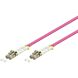 Fiberoptisk kabel LC-LC OM4 1m