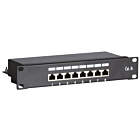 10 tommer CAT5e FTP patch panel - 8 porte