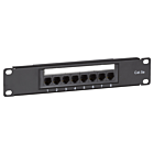 10 tommer CAT5e UTP patchpanel - 8 porte