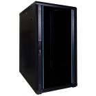 22U serverskab med glaslåge 600x800x1200mm (BxDxH)