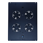 Ventilatorpakke med 4 blæsere og termostat velegnet til 800 mm dybe serverskabe