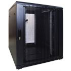 18U serverskab med perforeret låge 800x1000x1000mm (BxDxH)