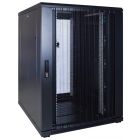 22U serverskab med perforeret låge 800x1000x1200mm (BxDxH)
