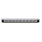 Front LC/SC/E2000 24 porte egnet til universal fiberoptisk bakke
