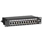 10 tommer CAT6 FTP patch panel - 12 porte