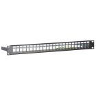 STP patch panel til keystones - 24 porte