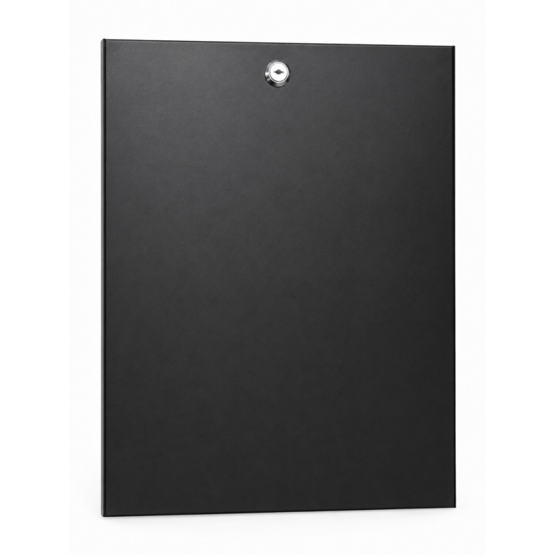 12U sidepanel til 10" serverskab - 450mm dyb med lås