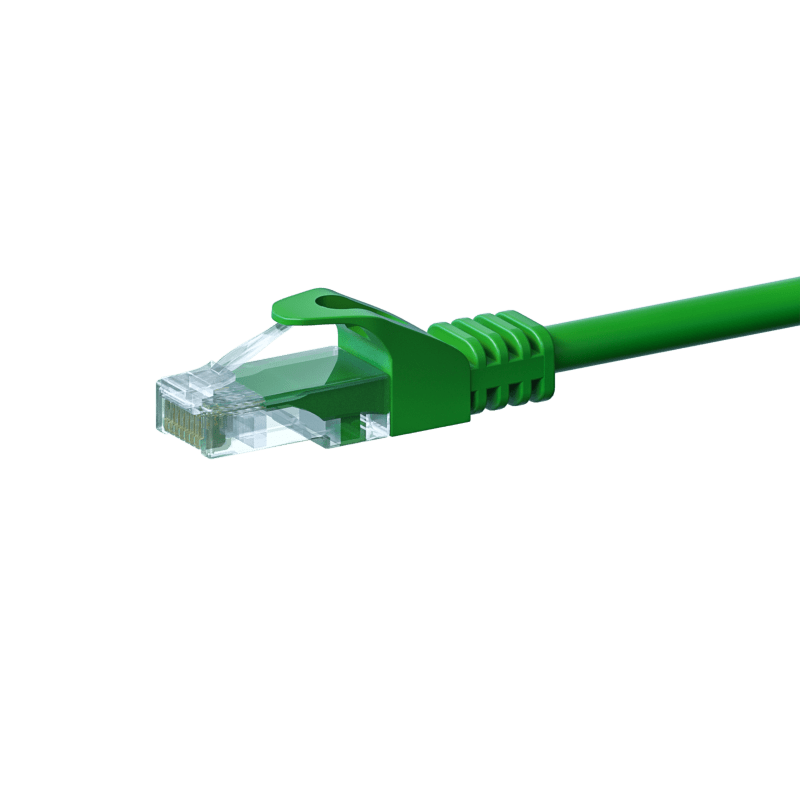 UTP CAT5e patchkabel 2m grøn - 100% kobber
