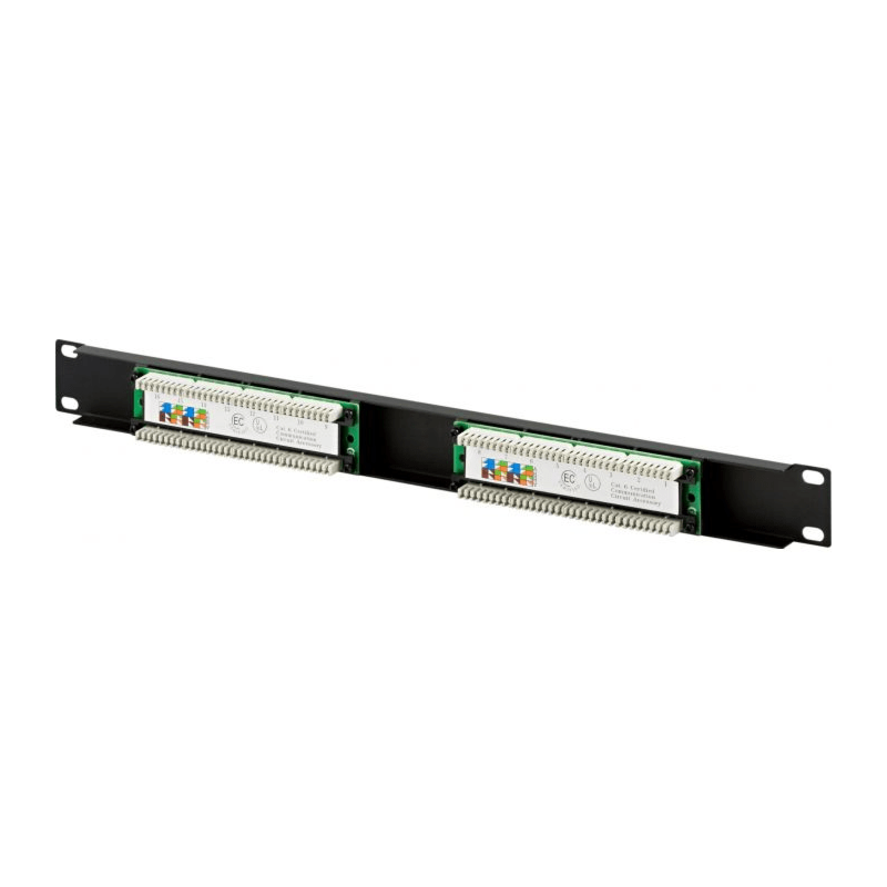 CAT5e UTP patch panel - 16 porte