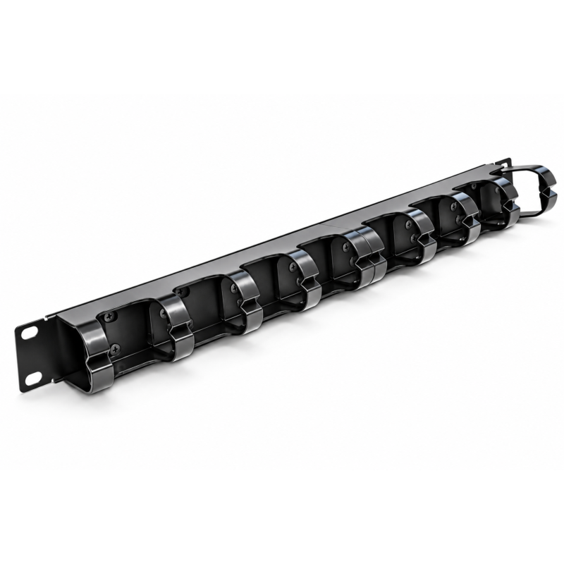 19 tommer plast kabelholder 1U
