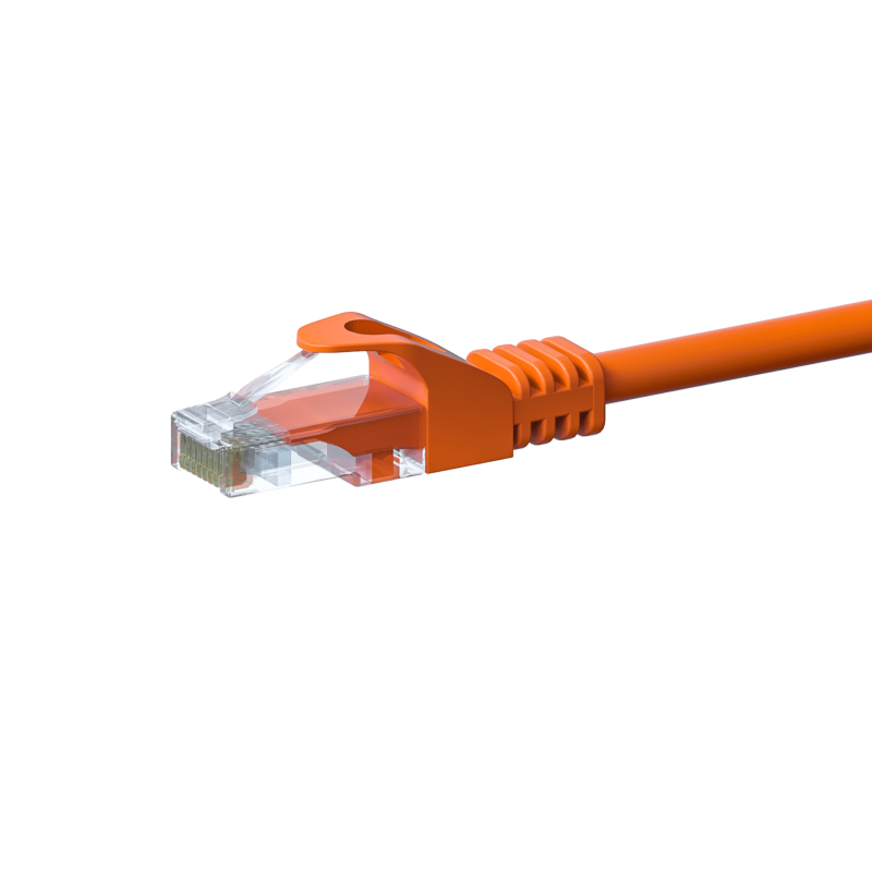 UTP CAT5e patchkabel 3m orange - 100% kobber