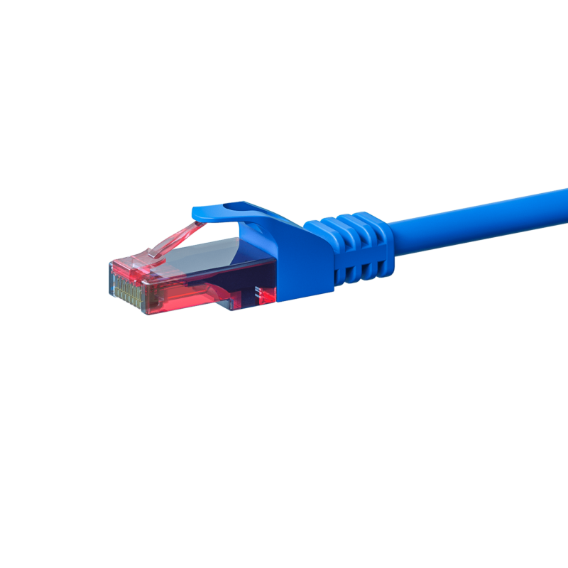 UTP CAT6 patchkabel 7,5m blå - 100% kobber