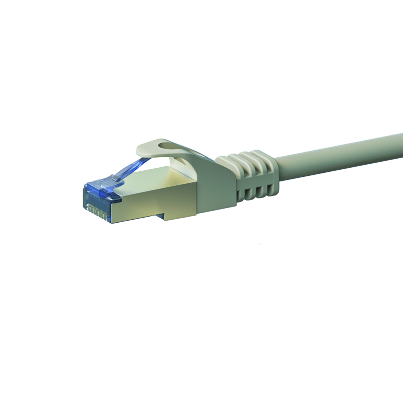 CAT6a S/FTP (PIMF) patchkabel 1m grå