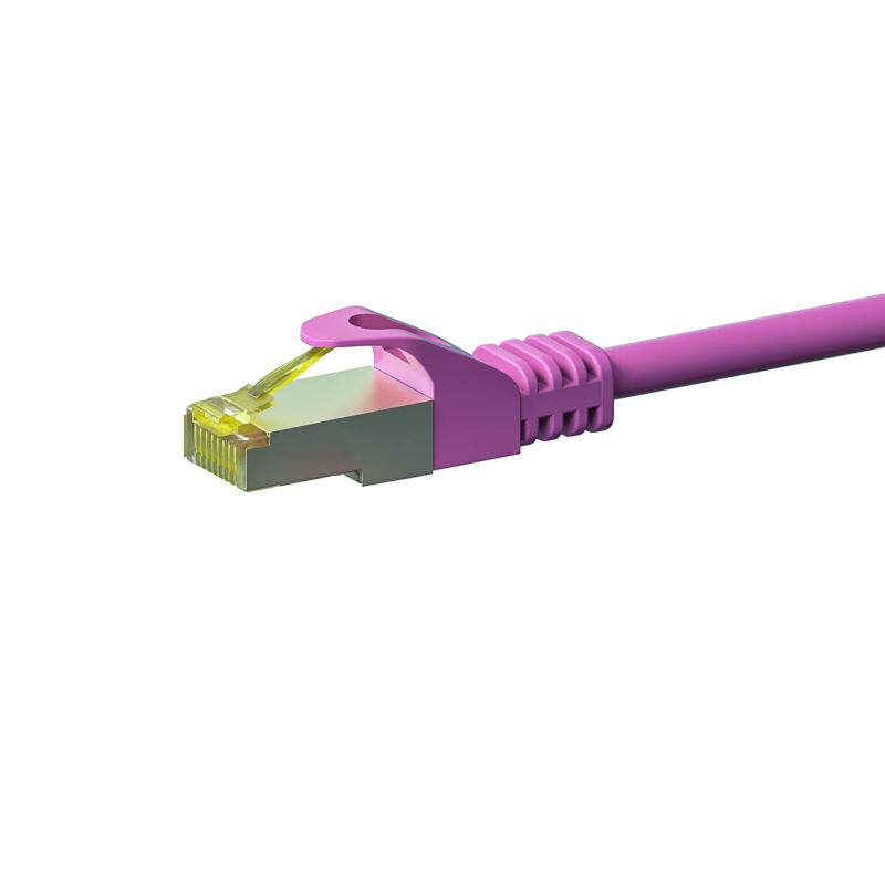 Cat7 S/FTP (PIMF) patchkabel 15m pink