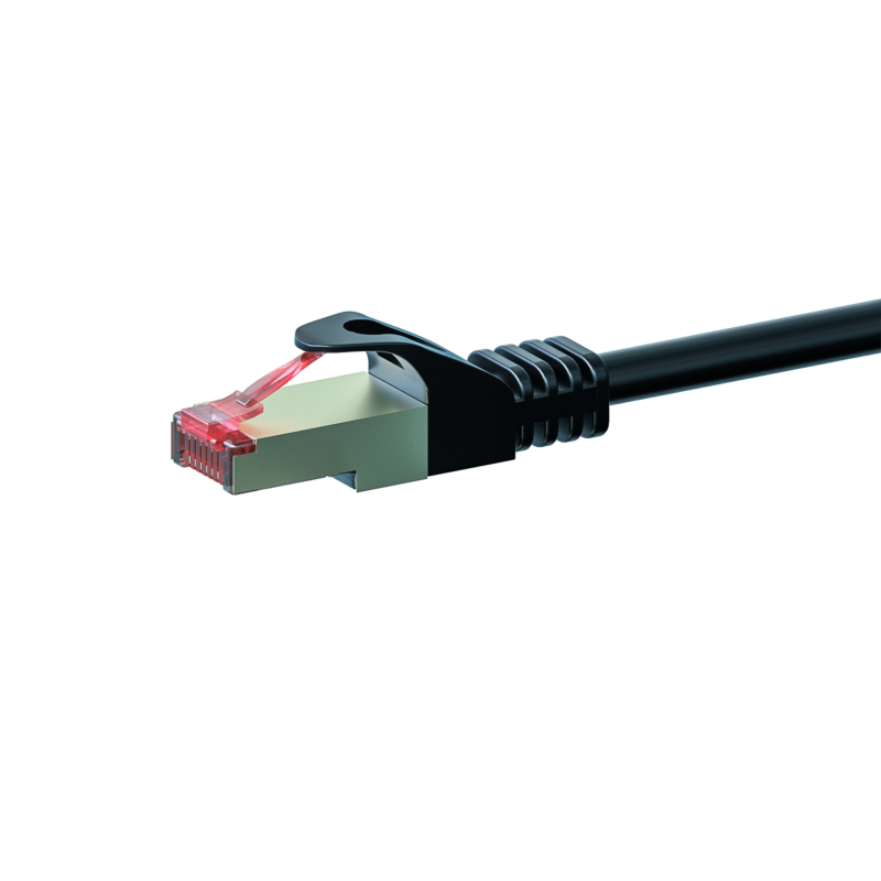 CAT6 S/FTP (PIMF) patchkabel 1m sort