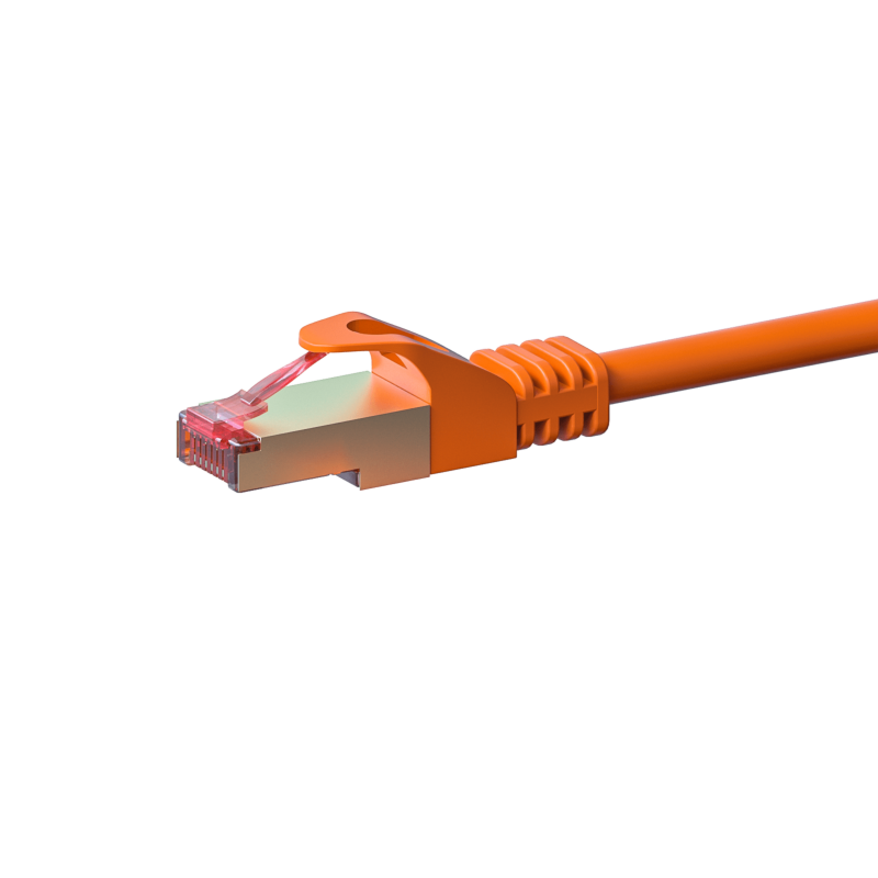 CAT6 S/FTP (PIMF) patchkabel 10m orange