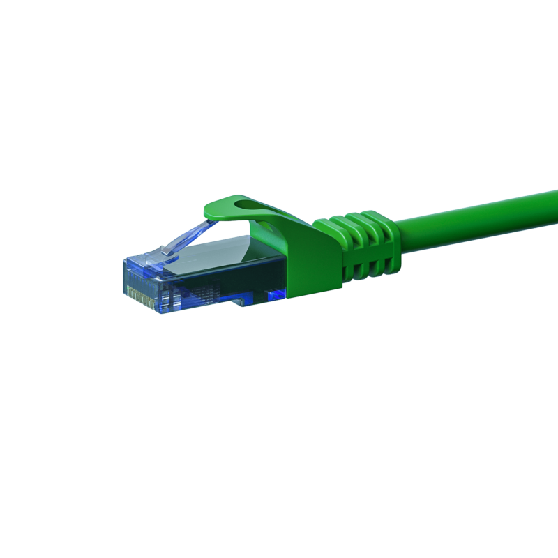 UTP CAT6a patchkabel 50m grøn - 100% kobber