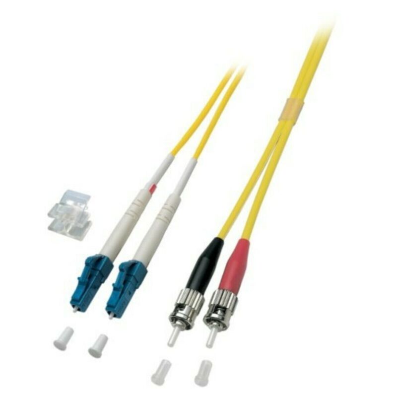 OS2 duplex fiberoptisk kabel LC-ST 20m