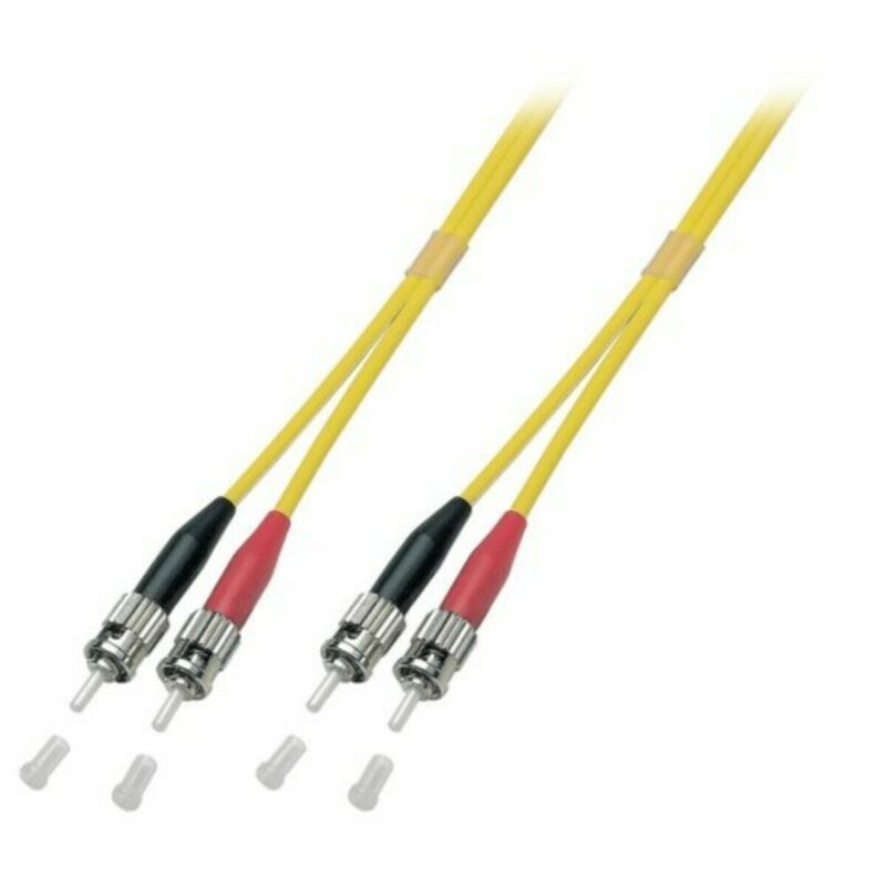 OS2 duplex fiberoptisk kabel ST-ST 7,50m