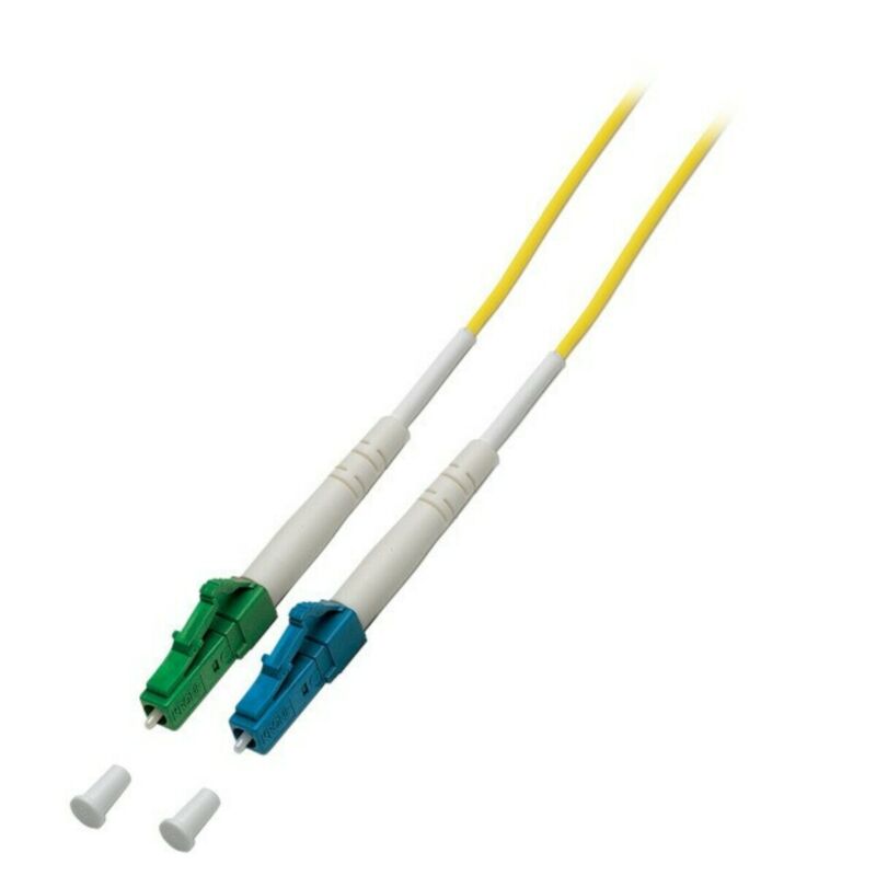 OS2 simpleks fiberoptisk kabel LC/APC-LC 1m