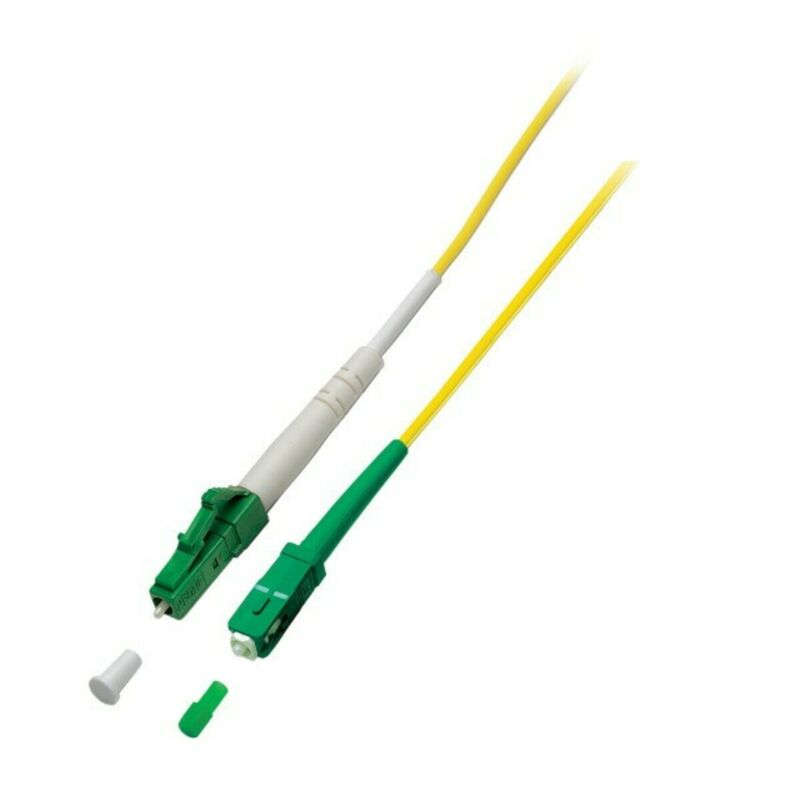 OS2 simpleks fiberoptisk kabel LC/APC-SC/APC 15m