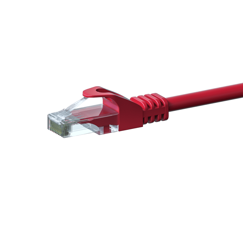 CAT6 UTP patch kabel 2m rød - CCA