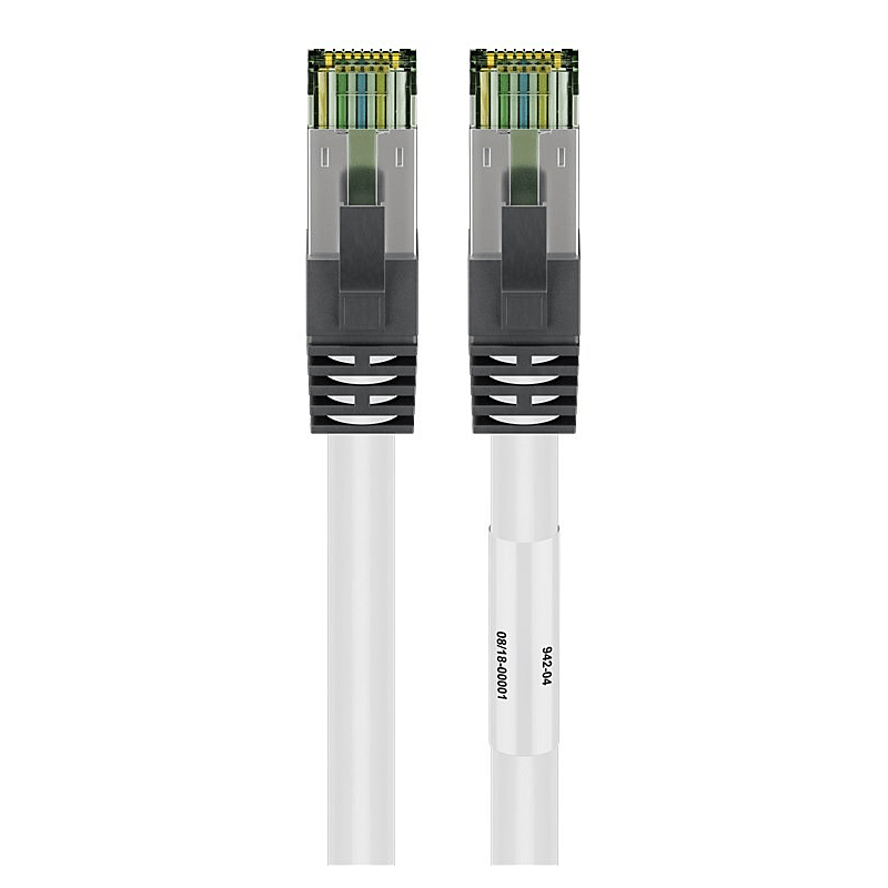 Cat8 S/FTP (PIMF) patchkabel 3m hvid