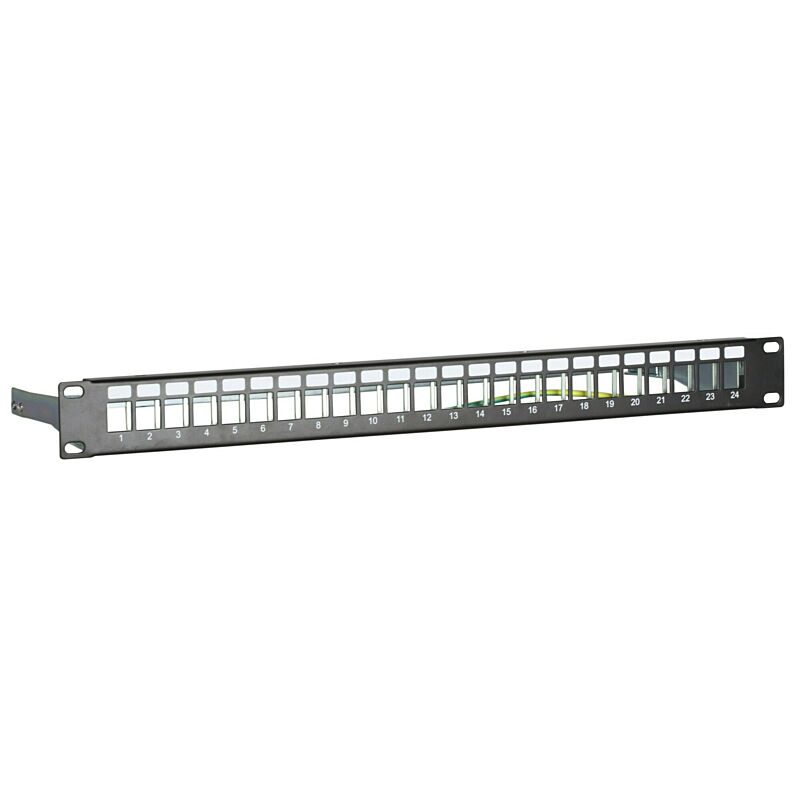STP patch panel til keystones - 24 porte