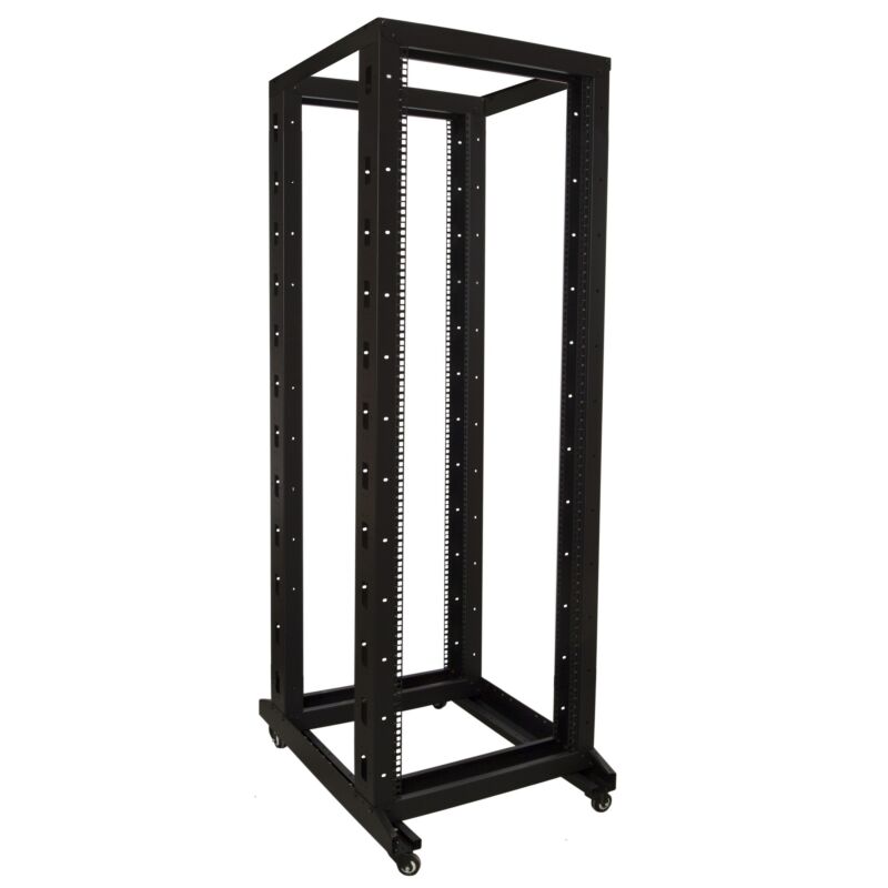 37U rackstativ på hjul 600x800x1800mm (BxDxH)