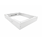 Base til 19 tommer serverskabe 800x800x150 mm (BxDxH) - Hvid