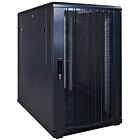 18U serverskab med perforeret låge 600x1000x1000mm (BxDxH)