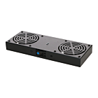 Ventilatorpakke med 2 blæsere og termostat velegnet til vægskabe